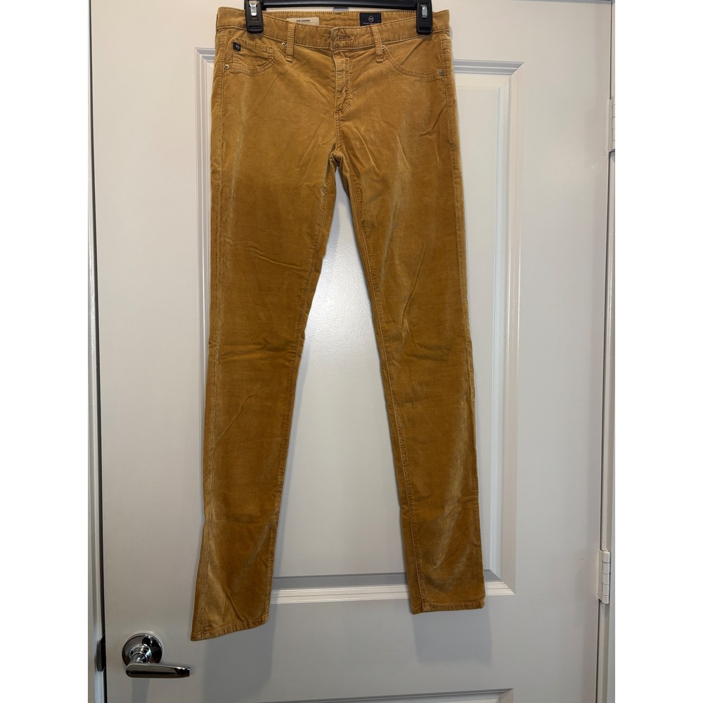 AG Adriano Goldschmied The Legging Super Skinny Corduroy Pants Caramel Women 28R